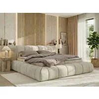 MKS MÖBEL Boxspringbett NUBEA (Komplettbett, Set, inkl. 2 Bettkästen, Matratze H3/H4 und Topper Visco oder T25), Feder-Hebemechanik, 7-Zonen-Multipocket-Matratze, Bett mit Kopfteil