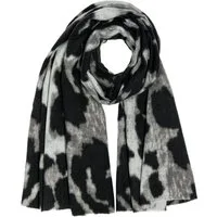 Caspar Modeschal warmer Damen Schal dickes Winter Halstuch mit animal Print - SC547, angenehm wärmendes Material mit wollig warmer Oberfläche