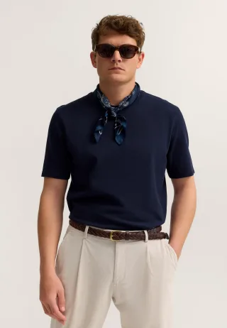 Bugatti Herren T-Shirt mit einer eleganten Struktur
