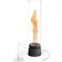 höfats Tischfeuer SPIN air (Packung, rauchfreie Tischfeuerstelle für Indoor und Outdoor), Feuerschale mit Flammenwirbel für Tischdeko, wärmende Feuersäule