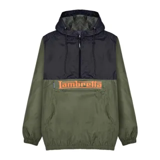 Lambretta - "Scooter" Jacke Über den Kopf für Herren (Khakigrün/Schwarz)