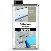 WEPOS CHEMIE GMBH Ölfleckenentferner, 500 ml Ölfleck Entferner Fleckentferner (beseitigt Motoröl-, Diesel- und Heizölflecken)