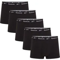 Reebok Trunk BOYES (5er Pack) basic, bequem, atmungsaktiv, mit Logo, breiter Bund, Baumwollmix