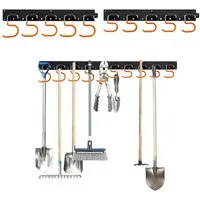 relaxdays Gartengerätehalter Wand, (10-tlg., 10 Haken)