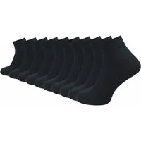 GAWILO Kurzsocken aus 100% reiner Baumwolle - Quartersocken für Herren (10-Paar) Schaft etwas länger als beim Sneaker - daher kein verrutschen