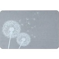 WENKO Badematte Modell Astera, Höhe 10 mm, schnell trocknend, rechteckig, rutschfest, stark wasserabsorbierend, aus Kieselgur