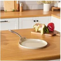 Karaca Bratpfanne Karaca Swiss Crystal Antihaft-Induktions-Pfannkuchenpfanne, Cream