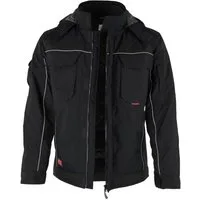 Qualitex Workwear Winterjacke Winterjacke "PRO" schwarz, Gr. XS