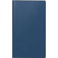 BRUNNEN Taschenkalender BRUNNEN Taschenkalender Mod. 750 2027, A6, Kunststoff, blau