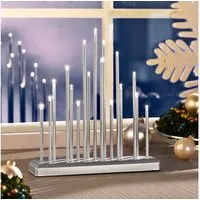 MeLiTec Fensterleuchter SL31-1, warmweiß, LED, Lichterbogen, Schwibbogen, Weihnachten