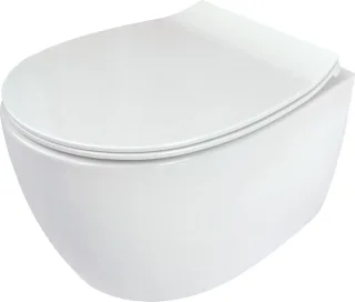 Neuesbad Serie 600 Wand-WC Set inkluisve Sitz, weiss glänzend NB1CDLD6ZPW1