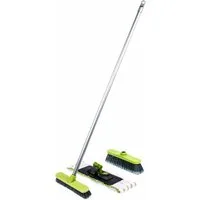 Bubble-Store Wischmopp Wischmopphalter, (Set, 5-St), Bodenpflege-Set 5-teilig