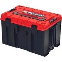 Systemkoffer E-Case M, Werkzeugkiste schwarz/rot