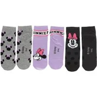 Disney Minnie Mouse Sneakersocken 3er-Pack Sneaker-Socken für Frauen