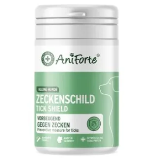AniForte Zecken Schild (bis 10kg) für kleine Hunde 60 Kapseln