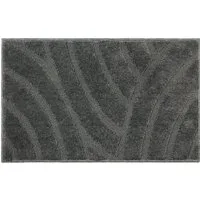REDBEST Badematte Badematte "Napa", Höhe 18 mm, eckig, Uni/Streifen/Grafik/Hoch- Tiefstruktur