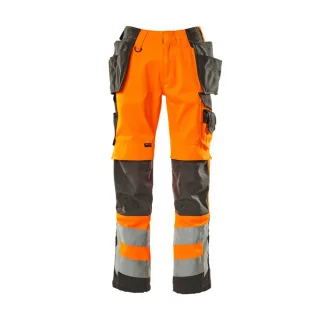 MASCOT Wigan Hose mit Hängetaschen SAFE SUPREME Hi-vis Orange / Dunkelanthrazit 54 - 15531-860-1418-82C54