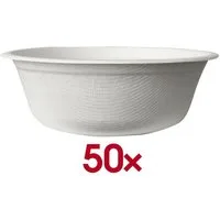 PAPSTAR Teller pure, (50 St), Ø 15,5 cm, Zuckerrohr