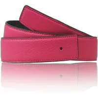 Erdi Ünver Ledergürtel Wendegürtel Pink 32mm ohne H Schnalle & H Gürtelschnalle Gürtel ohne Schnalle