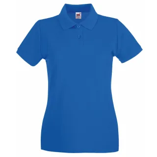 Fruit Of The Loom Damen Lady-Fit Premium Kurzarm-Poloshirt (Royal)