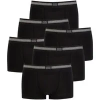 Jockey Trunk Cotton Stretch (6er Pack) mittlere Bundhöhe, ohne Eingriff, kurzes Bein, elastisch