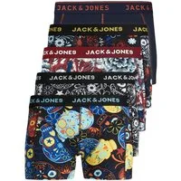 Jack & Jones Boxershorts Jacvel (5-St., 5er Pack) gute Passform durch elastische Baumwollqualität