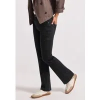 STREET ONE Bootcut-Jeans im Slim Fit, High Waist