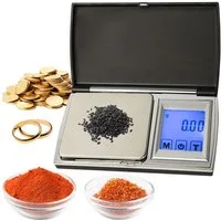 Casativo Feinwaage Digitale Feinwaage (300g/0.01g) mit Touch-Display für Schmuck & Gold, Ideal für Labor, Schmuck, Hobby oder Reise