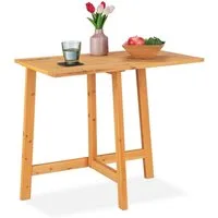 relaxdays Klapptisch Rechteckiger Klapptisch aus Holz (1-St)