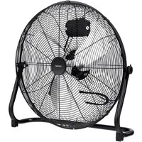 KOMFOTTEU Bodenventilator Standventilator mit 3 Geschwindigkeitsstufen & Handgriff, φ50 cm, 145° verstellbarer Ventilatorkopf