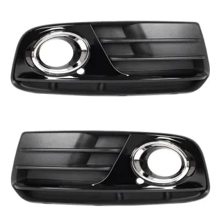 Stoßstange Gitter Abdeckung Chrom LINKS RECHTS für Audi Q5 8R Facelift 2012-2016