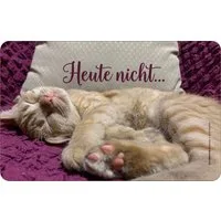 Frühstücksbrett Katze - Frühstücksbrettchen - heute nicht