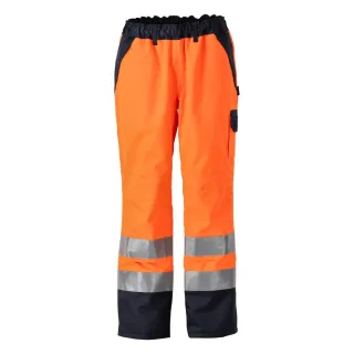 MASCOT Linz Überziehhose SAFE IMAGE Hi-vis Orange / Marine S - 07090-880-141-S
