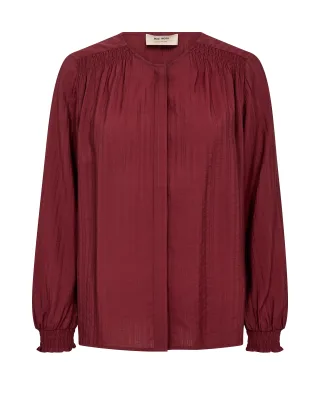 MOS MOSH - MMAtelier Senti Shirt cabernet - Gr. - S