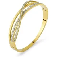 ROUGEMONT Armreif Eleganter Damen Armreif Edelstahl Armspange Aura Bangle, Hypoallergen