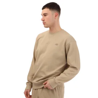New Balance - Sweatshirt für Herren, Rundhalsausschnitt, Sweatshirt-Stoff (Steinfarben)