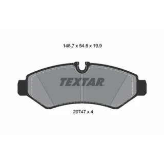 Textar Warnkontakt hinten Audi Q7 4,2