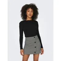 ONLY Langarmshirt ONLRILEY O-NECK L/S TOP JRS Baumwollmischung