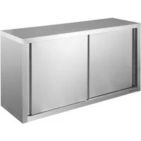 GastroHero Wandhängeschrank Hängeschrank Edelstahl Küche 100 cm Wandhängeschrank
