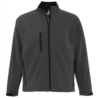 SOLS Mens Relax Soft Shell Jacket (atmungsaktiv, winddicht und wasserabweisend) (Charcoal)
