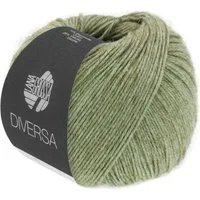 LANA GROSSA DIVERSA Häkelwolle, 210 m (leichtes Baumwoll-Mischgarn mit zartem Mélange-Effekt), 50 g