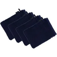 Vossen Waschhandschuh 4er Pack Waschhandschuh 22 x 16 cm Vienna Style Su, Frottier (Spar-Set, 4-St)
