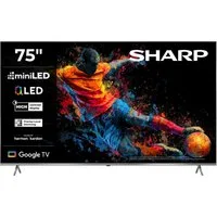 Sharp 4T-C75JPx QLED Mini LED-Fernseher (189 cm/75 Zoll, 4K Ultra HD, Google TV)