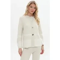 Passioni Cardigan mit Knöpfen
