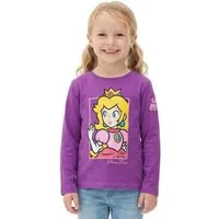 Super Mario Langarmshirt Super Mario Kinder Langarmshirt – Princess Peach & Yoshi Fan-Edition SuperMario Mädchen langarm T-Shirt
