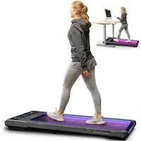 Sportstech Laufband sWalk, bis 8 km/h, Steigung 7,5%, Trainingsprogramme, LED Tempolicht