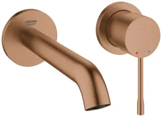 GROHE 2-Loch Waschtischarmatur Unterputz Essence Ausl. 183mm warm sunset geb., 29192DL1 29192DL1