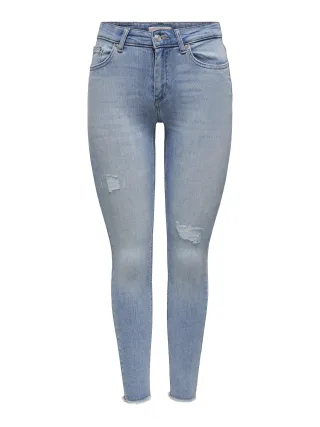 ONLY - ONLBLUSH MID SK AK RW DS DNM REA685 NOOS Light Medium Blue Denim - Gr. - 32