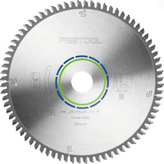 Festool Kreissägeblatt ALUMINIUM/PLASTICS HW 230x2,5x30 TF76 - 500649