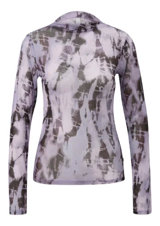 Q/S designed by - Mesh-Shirt pink - Gr. - S